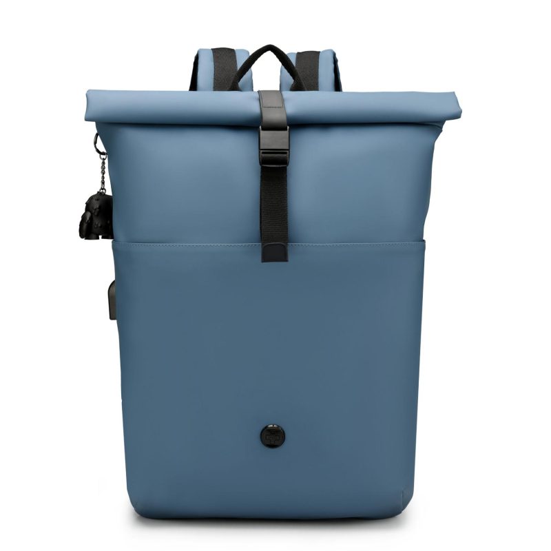 Custom SwissDigital® LAMONE RFID Protection Rolltop Backpack - 1