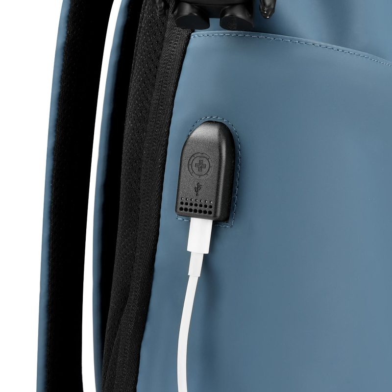 Custom SwissDigital® LAMONE RFID Protection Rolltop Backpack - 6