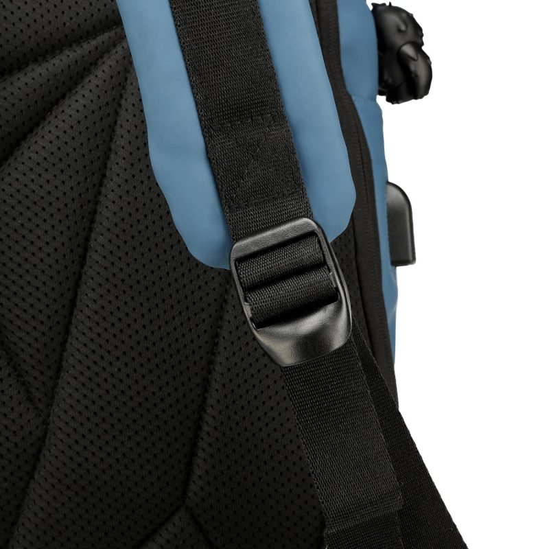 Custom SwissDigital® LAMONE RFID Protection Rolltop Backpack - 8