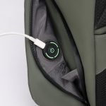 Custom SwissDigital® LAMONE USB Charging Port Stylish LED Backpack - 7
