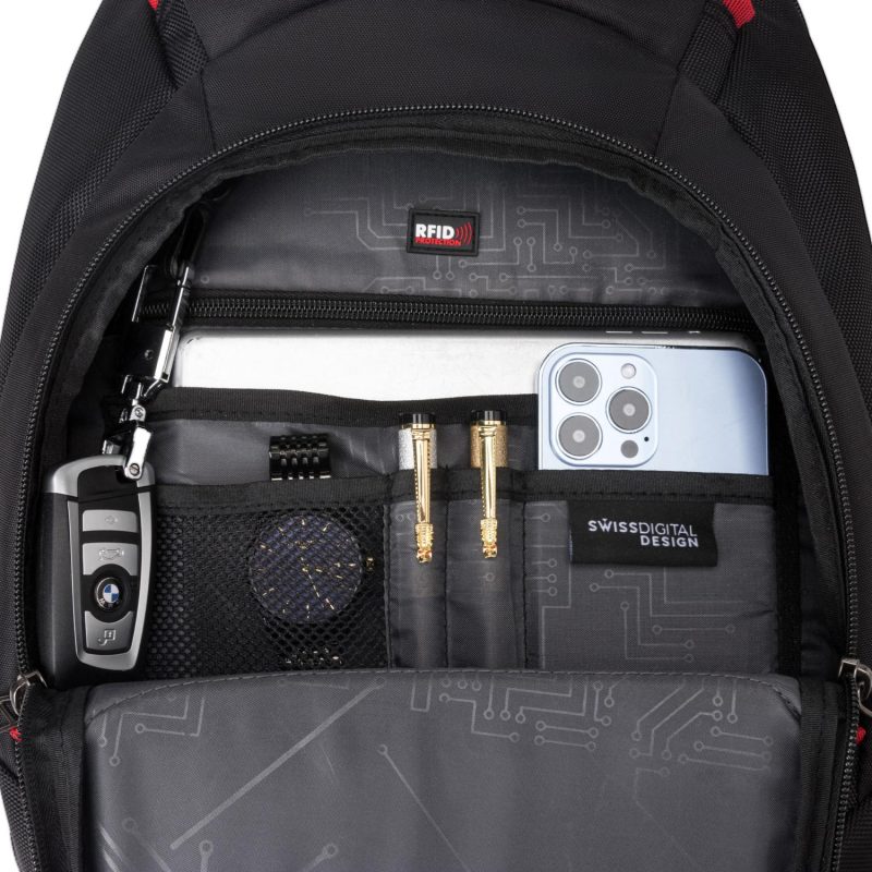 Custom SwissDigital® Neptune SV Massage Large Travel Backpack - 7
