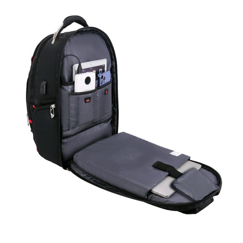 Custom SwissDigital® PIXEL Front Reflectors Travel Backpack - 5