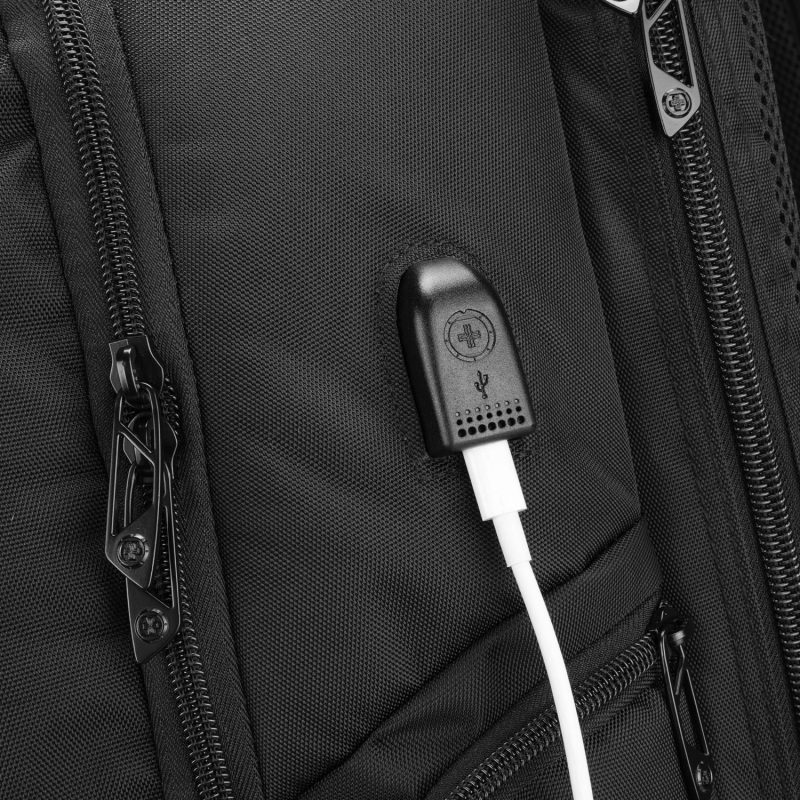 Custom SwissDigital® PIXEL PRO Stylish TSA-Friendly Finder Backpack - 5
