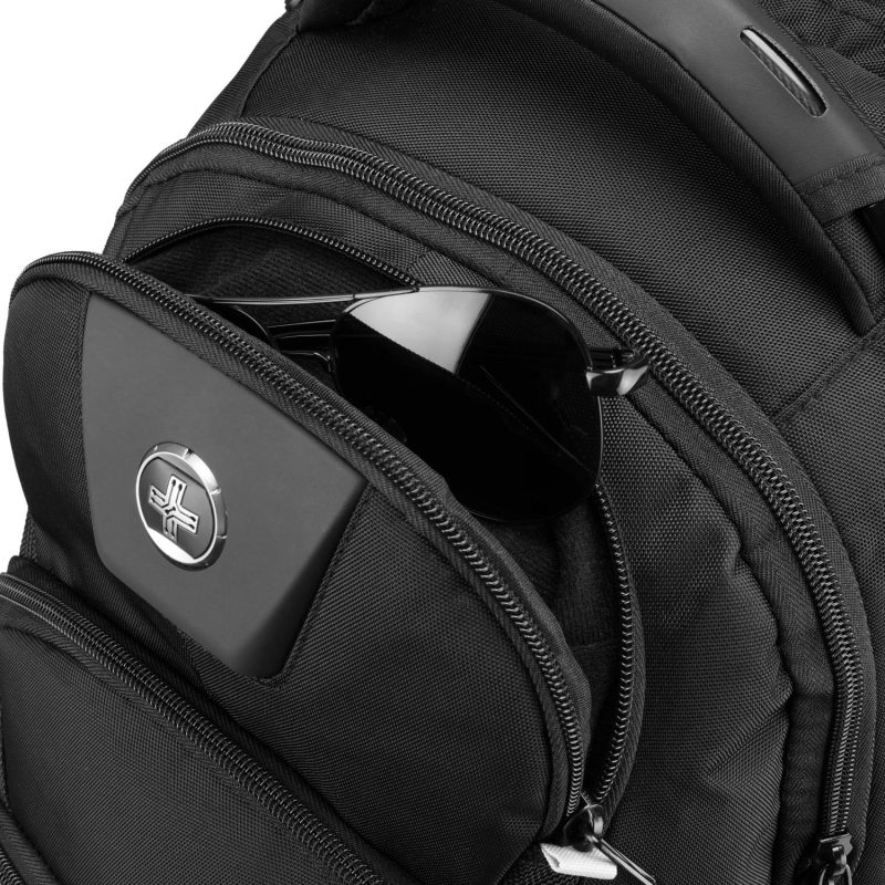 Custom SwissDigital® PIXEL PRO Stylish TSA-Friendly Finder Backpack - 6