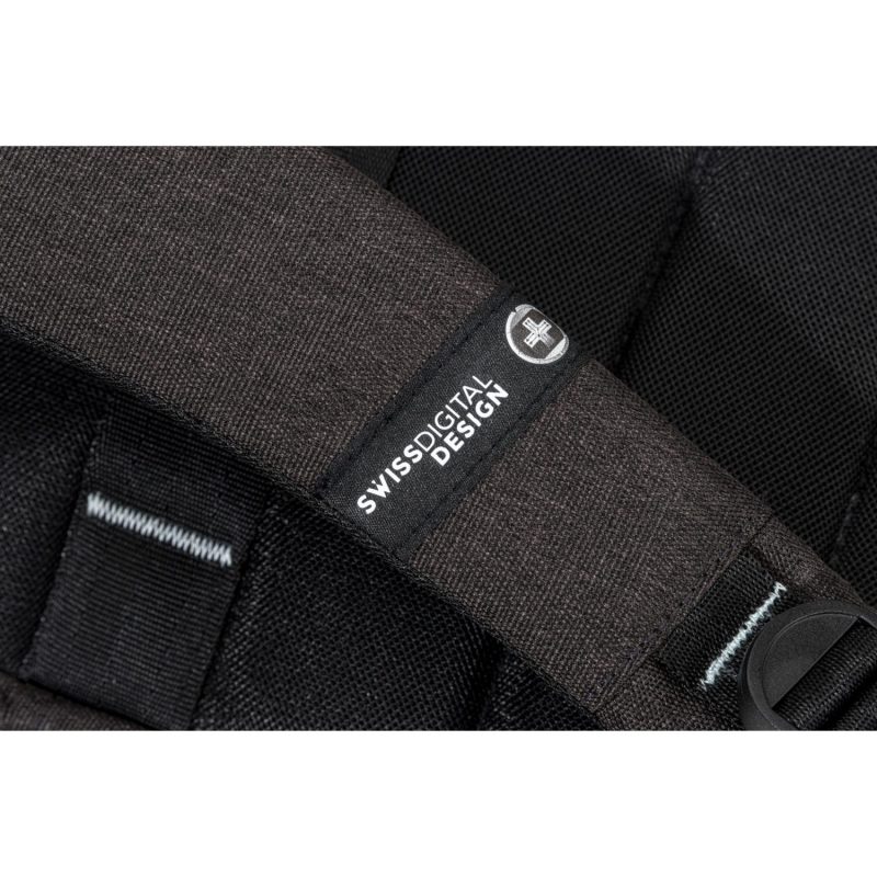 Custom SwissDigital® RFID AROSA USB Charging Port Travel Backpack - 7