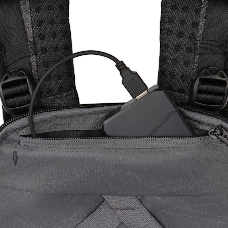 Custom SwissDigital® RFID COSMO 3.0 Massage Travel Backpack - 8