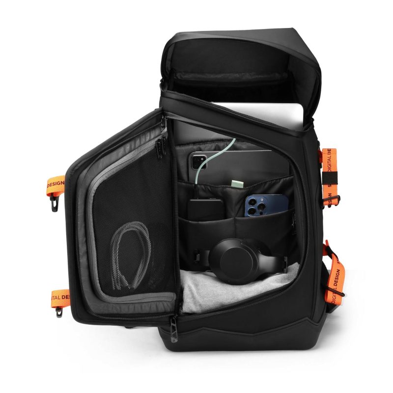 Custom SwissDigital® SEON RFID USB Charging Port Waterproof Backpack - 2