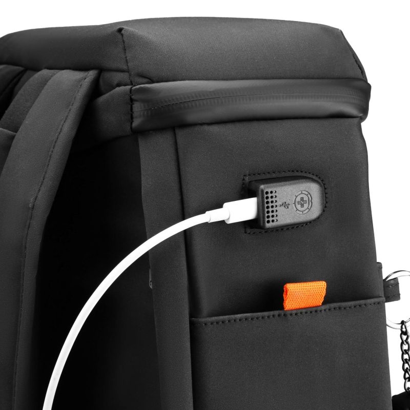 Custom SwissDigital® SEON RFID USB Charging Port Waterproof Backpack - 3