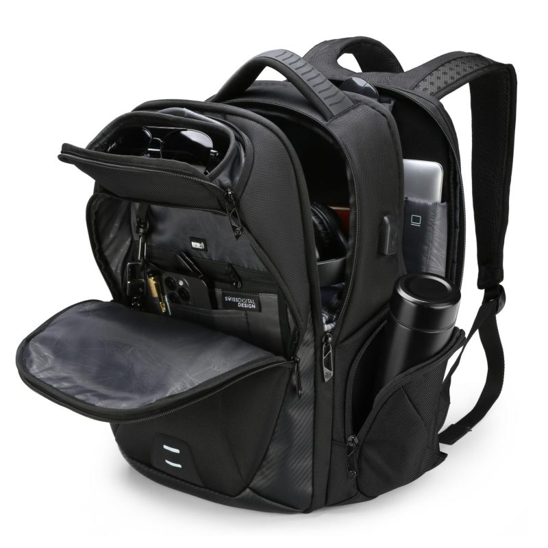 Custom SwissDigital® TERABYTE NG Stylish Travel Backpack - 2