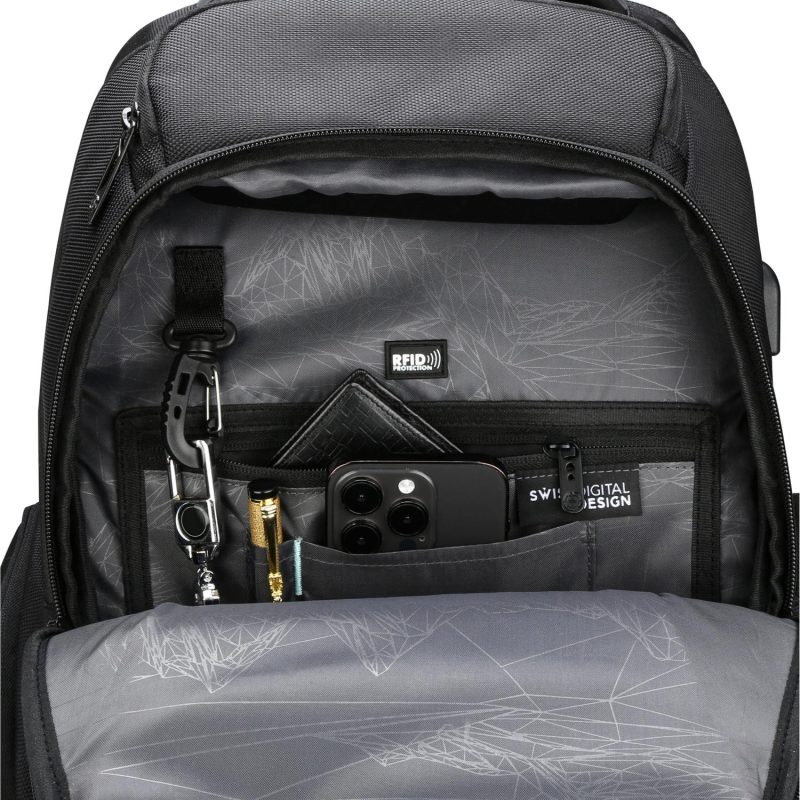 Custom SwissDigital® TERABYTE NG Stylish Travel Backpack - 5