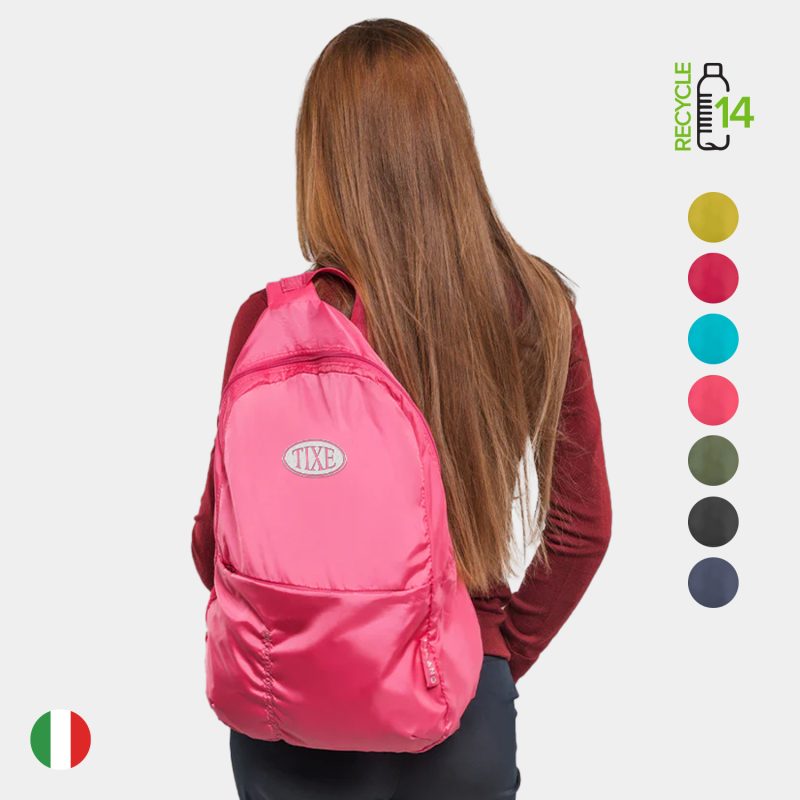 Custom TUCANO® - Italy COMPATTO ECO Recycled Exclusive Super Light Foldable Backpack
