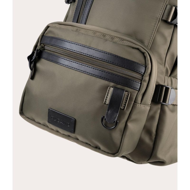 Custom TUCANO® - Italy DESERT PREMIUM Recycled Sporty Executive Backpack - 5