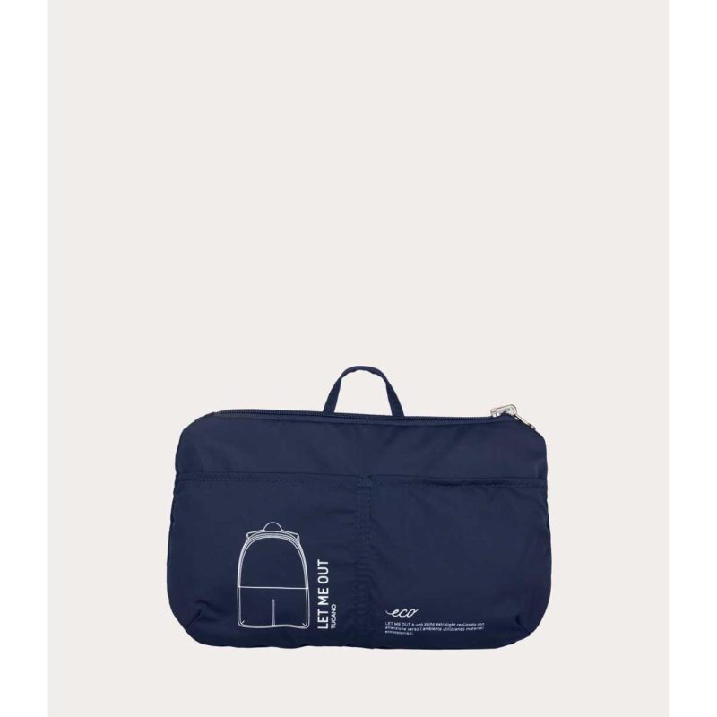 Custom TUCANO® - Italy LET ME OUT Recycled Executive Super Light Foldable Backpack - 4