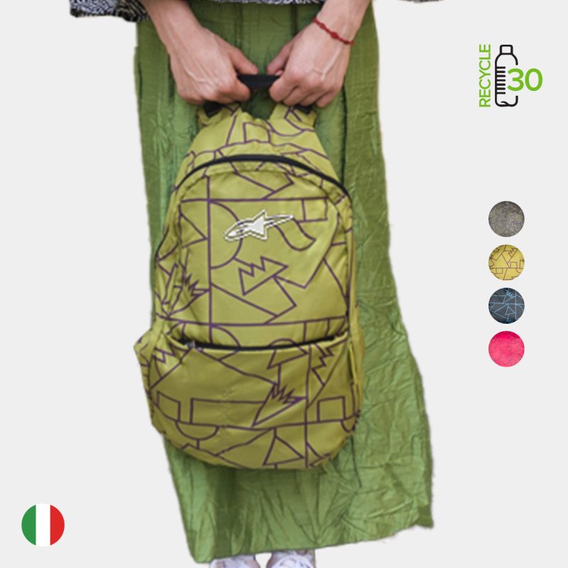 Custom TUCANO® - Italy MENDINI Recycled Modern Business Foldable Backpack