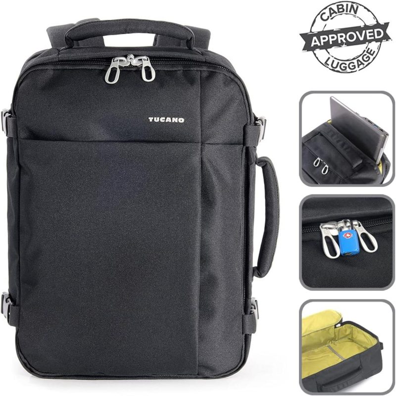 Custom TUCANO® - Italy TUGO M Recycled Exclusive Cabin Luggage Travel Backpack - 2