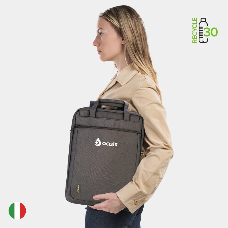 Custom TUCANO® - Italy WORK OUT 4 Recycled Executive Business Slim Backpack