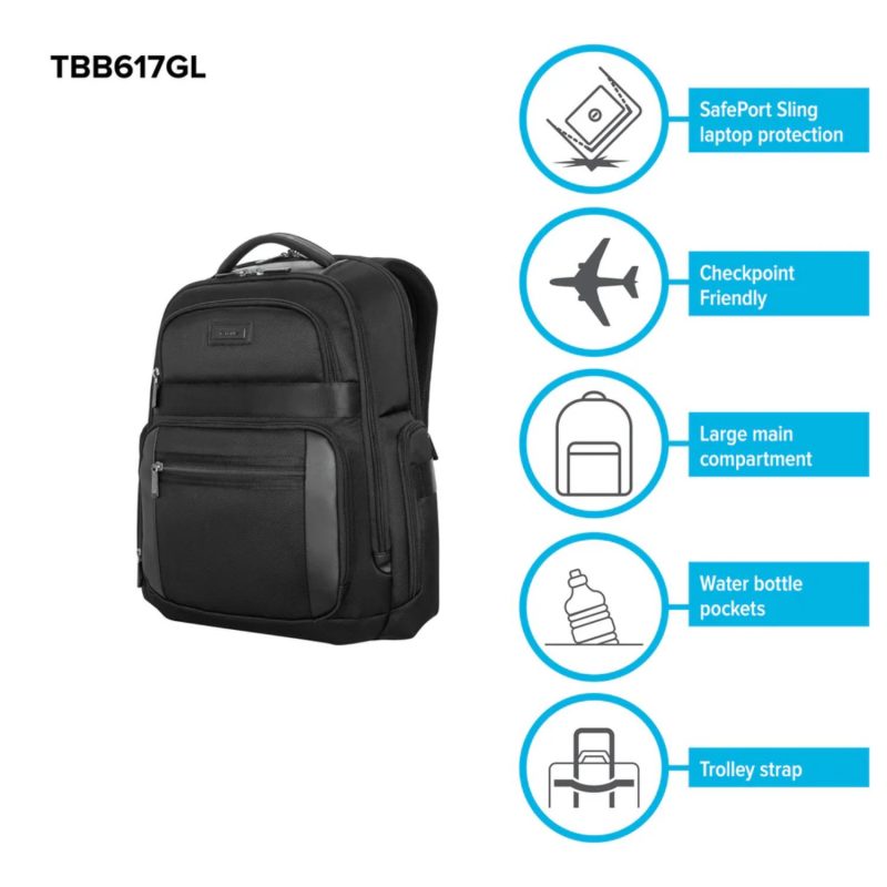 Custom Targus® Mobile Elite Checkpoint-Friendly Backpack - 5