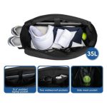 Custom Tennis Handbag Shoe Compartment Backpack Men Women Waterproof Pickleball Tote Bag - 3