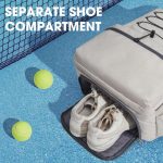 Custom Tennis Pickleball Backpack With Separate Shoe Compartment - 5