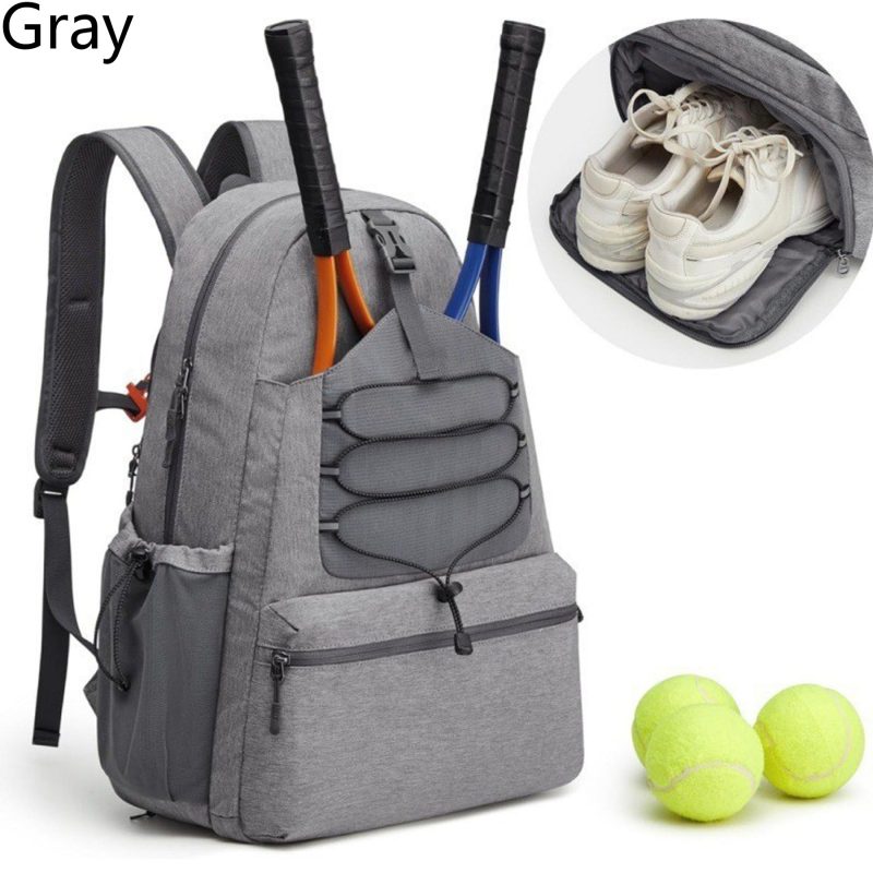 Custom Tennis Pickleball Backpack With Separate Shoe Compartment - 7
