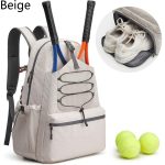 Custom Tennis Pickleball Backpack With Separate Shoe Compartment - 8