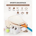 Custom Tennis Pickleball Double-Shoulder Backpack - 3