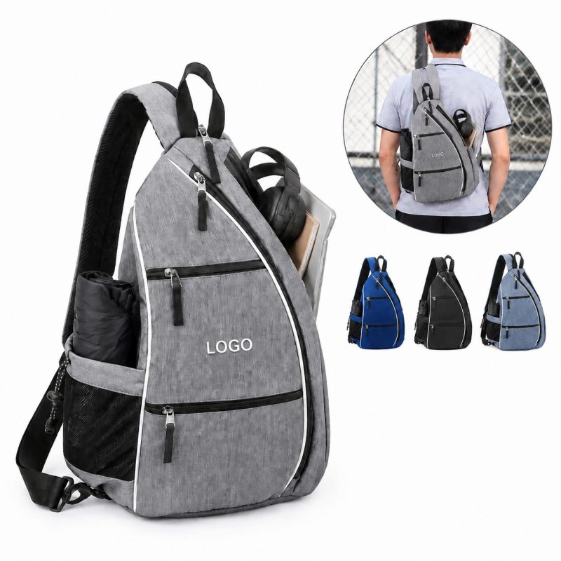 Custom Tennis Pickleball Sling Backpack for Rackets & Gear