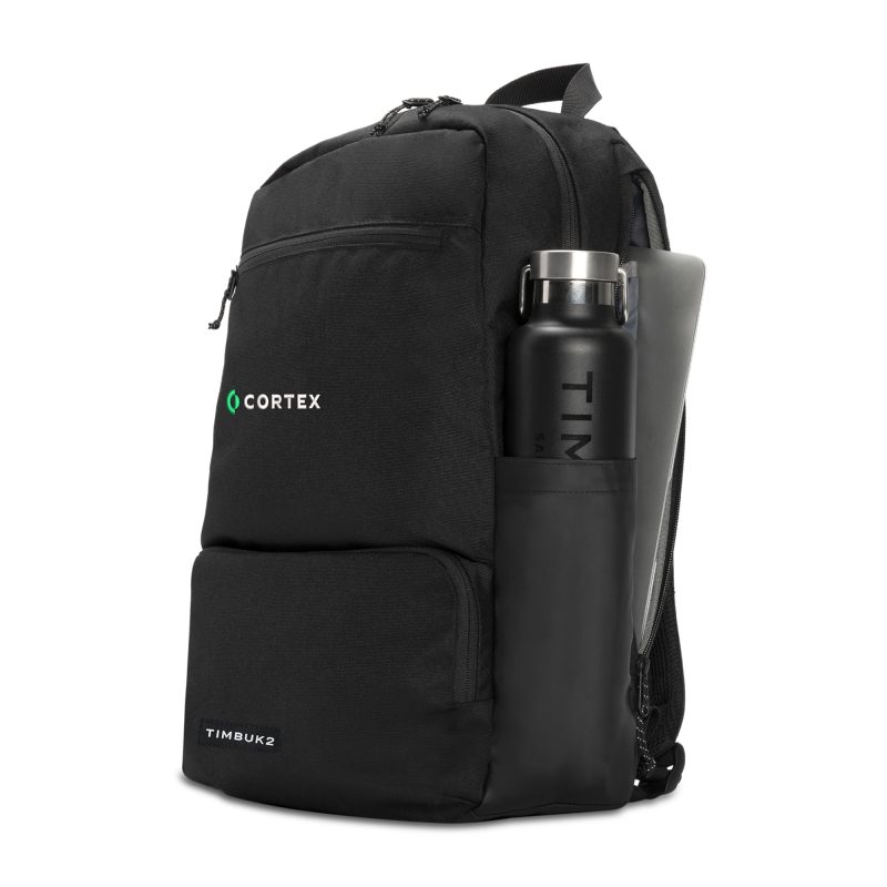 Custom Timbuk2 City Compass Recycled Polyester Core Pack - Jet Black - 2