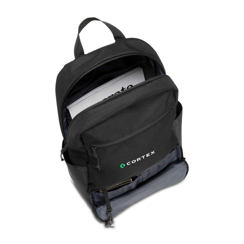 Custom Timbuk2 City Compass Recycled Polyester Core Pack - Jet Black - 3