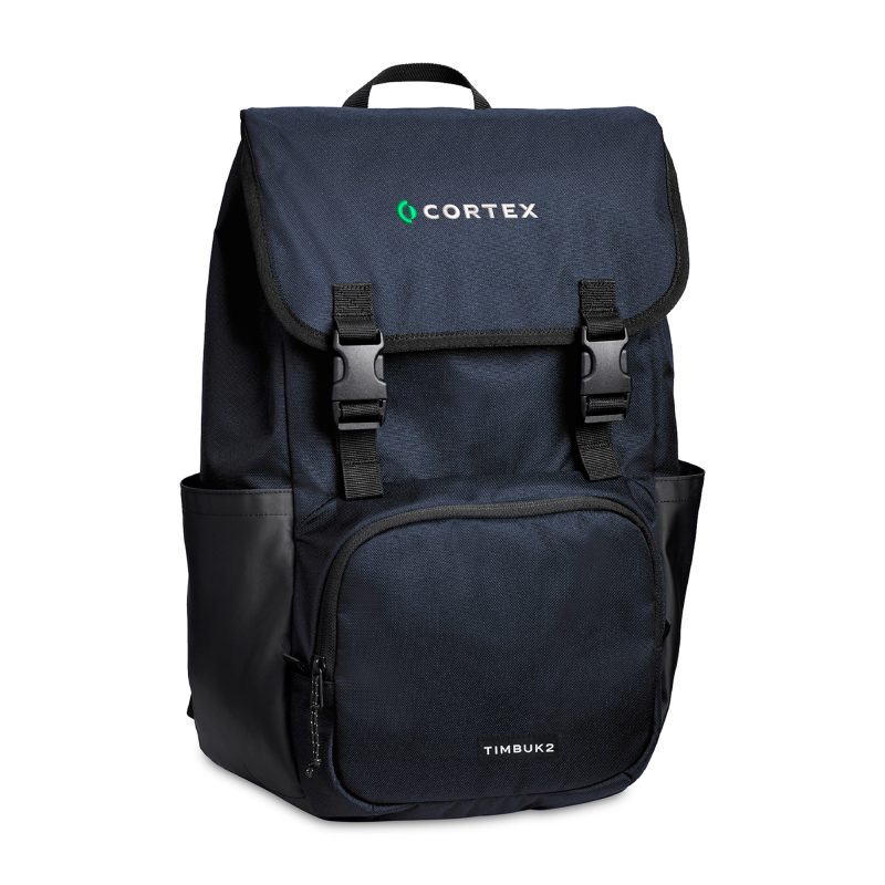 Custom Timbuk2 City Compass Recycled Polyester Flap Backpack - Nautical - 2