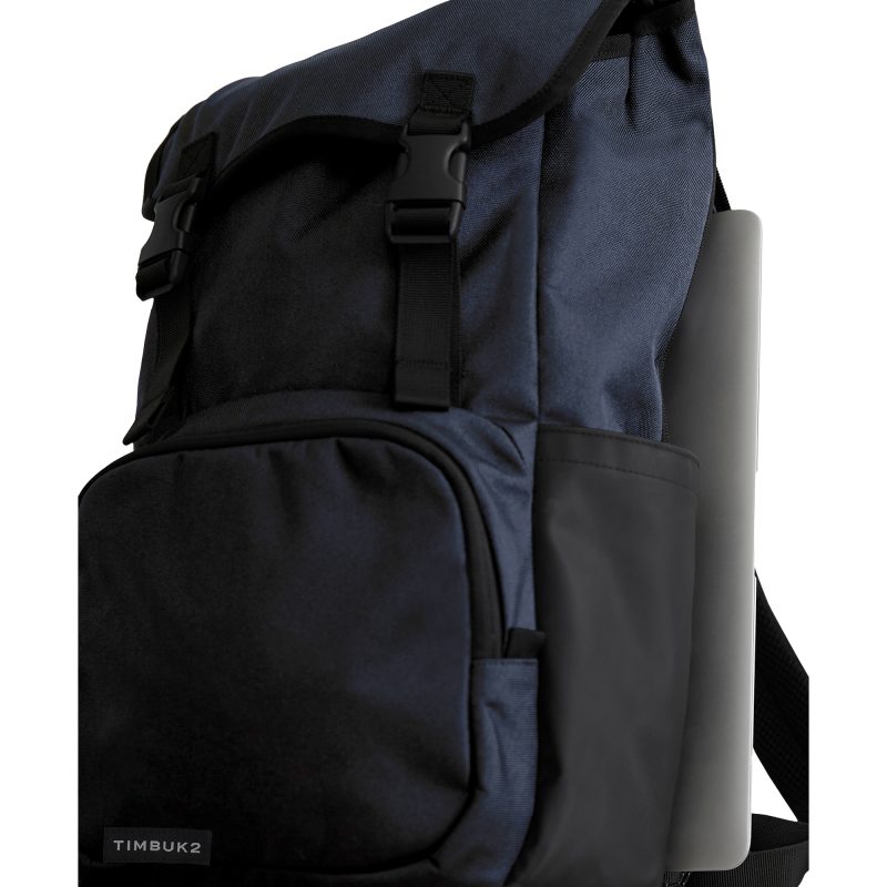 Custom Timbuk2 City Compass Recycled Polyester Flap Backpack - Nautical - 3