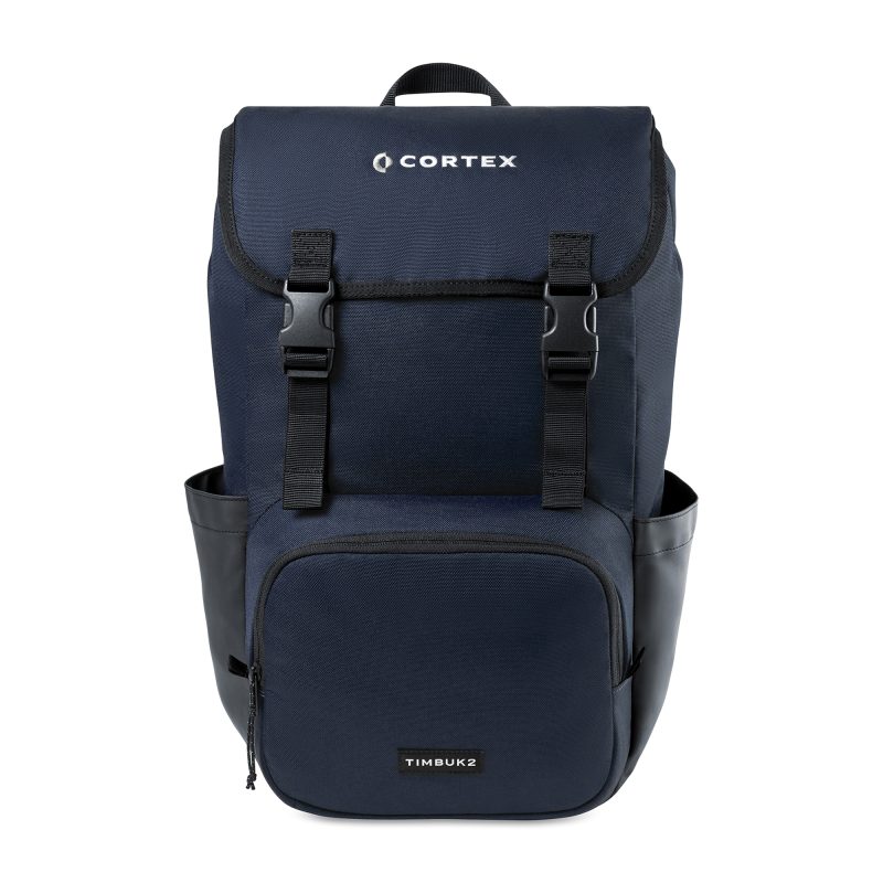 Custom Timbuk2 City Compass Recycled Polyester Flap Backpack - Nautical