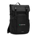 Custom Timbuk2 City Compass Recycled Polyester Tech Flap Pack - Jet Black - 2