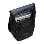Custom Timbuk2 City Compass Recycled Polyester Tech Flap Pack - Jet Black - 3