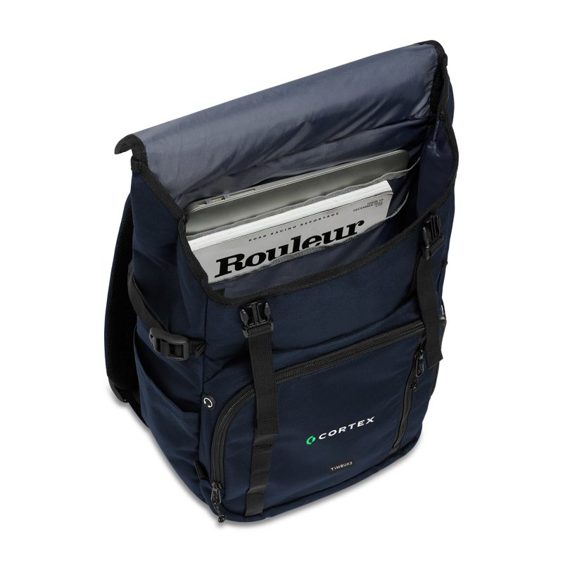 Custom Timbuk2 City Compass Recycled Polyester Tech Flap Pack - Nautical - 3