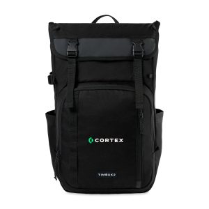 Custom Timbuk2 City Compass Tech Flap Pack - Jet Black