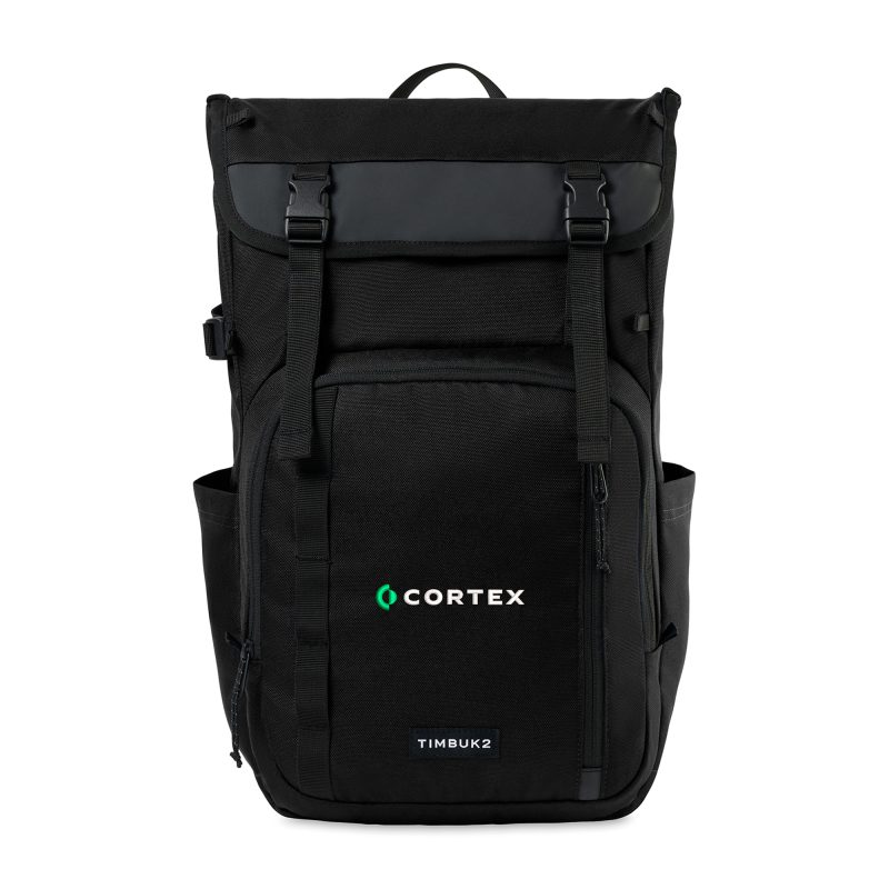 Custom Timbuk2 City Compass Tech Flap Pack - Jet Black