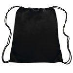 Custom Traditional Bags Drawstring Polyester Backpack (14" x 16.5") - 2