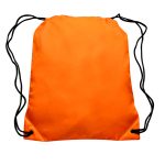 Custom Traditional Bags Drawstring Polyester Backpack (14" x 16.5") - 4