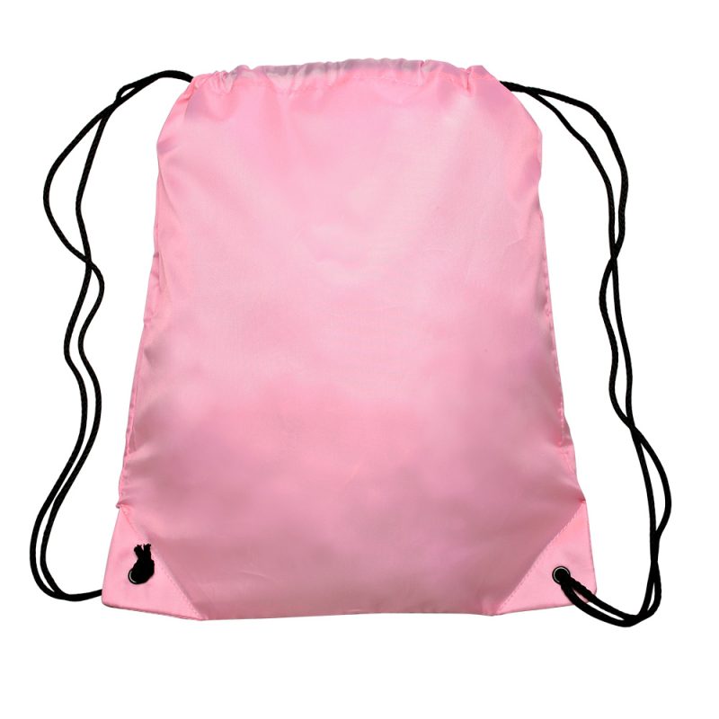 Custom Traditional Bags Drawstring Polyester Backpack (14" x 16.5") - 5