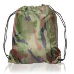 Custom Traditional Bags Drawstring Polyester Backpack (14" x 16.5") - 8
