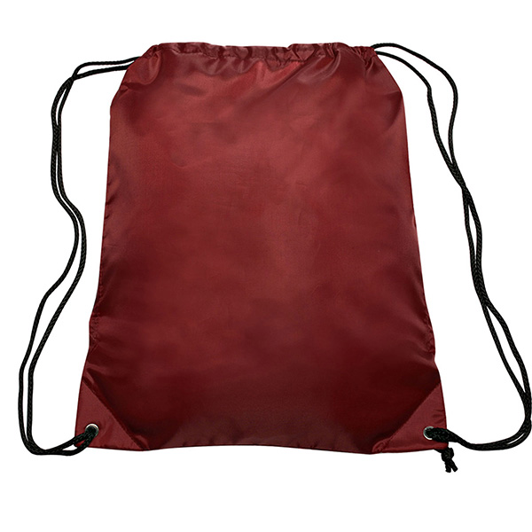 Custom Traditional Bags Drawstring Polyester Backpack (14" x 16.5") - 9