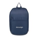Custom Transit Recycled rPET Laptop Slim Backpack - Navy