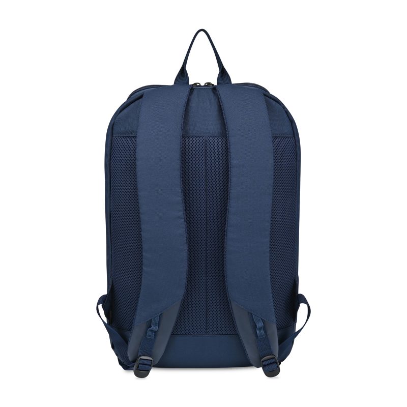 Custom Transit Recycled rPET Laptop Slim Backpack - Navy - 2