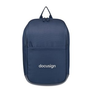 Custom Transit Recycled rPET Laptop Slim Backpack - Navy