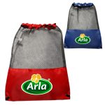 Custom Translucent Mesh Drawstring Backpacks - 4