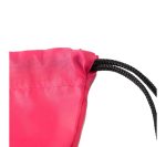 Custom Tri-Color Drawstring Backpack with Earphone Slot & Front Zipper (14" x 18") - 4