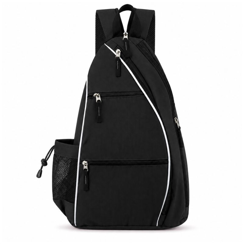 Custom Triangular Polyester Pickleball Sling Backpack - 2
