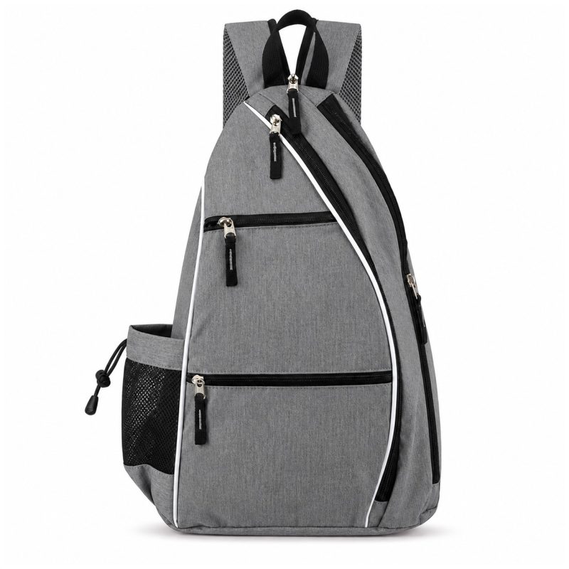 Custom Triangular Polyester Pickleball Sling Backpack - 4