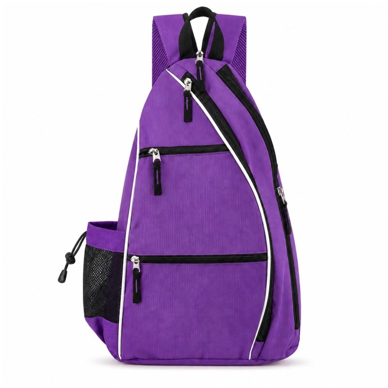 Custom Triangular Polyester Pickleball Sling Backpack - 5